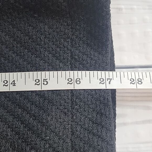 Billabong peacoat tailored basketweave in black Women's Size M - Picture 15 of 15